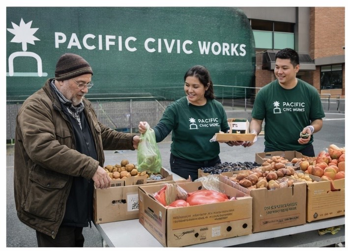 Food distribution event